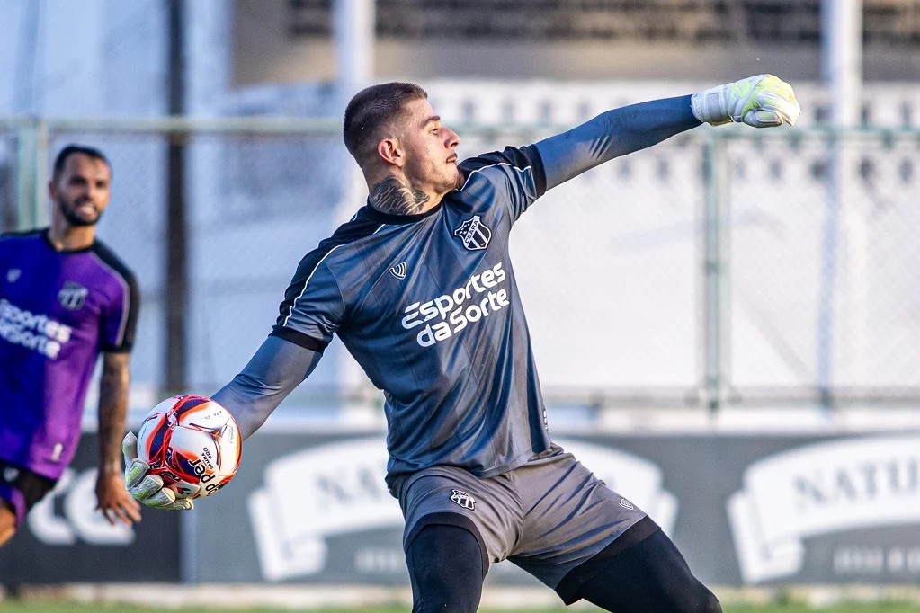 Goleiro do Ceará, Jorge Meurer destaca como chega para os desafios de 2026