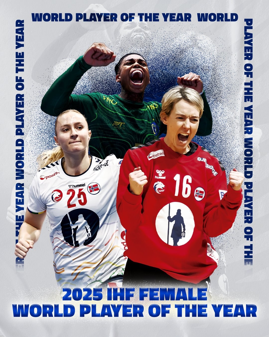 Bruna de Paula está entre as três candidatas ao prêmio de melhor jogadora de handebol do mundo