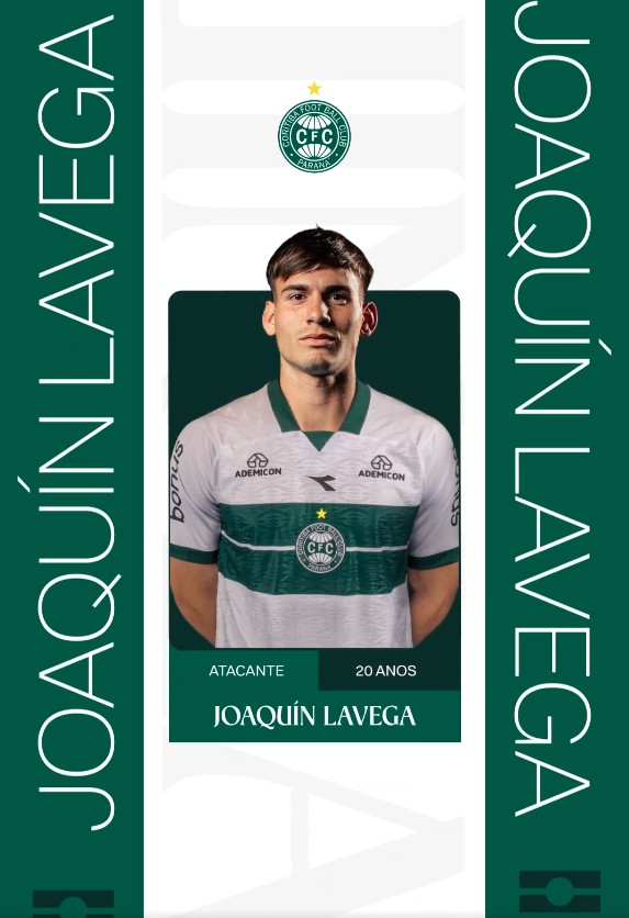 Coritiba anuncia uruguaio Lavega, emprestado pelo Fluminense