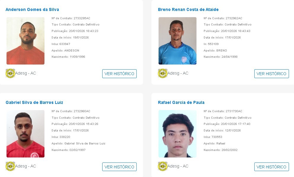 Com reforços regularizados, técnico sinaliza mudanças na Adesg para encarar Vasco-AC