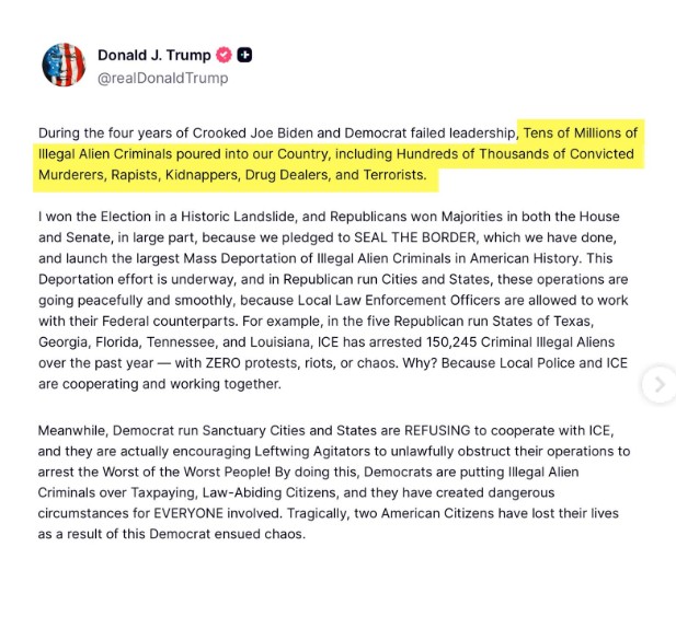 Trump culpa ‘caos’ democrata pelas mortes de dois americanos por agentes federais