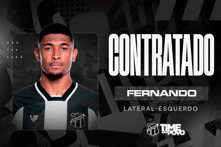 Ceará anuncia contratação do lateral-esquerdo Fernando, ex-Athletico