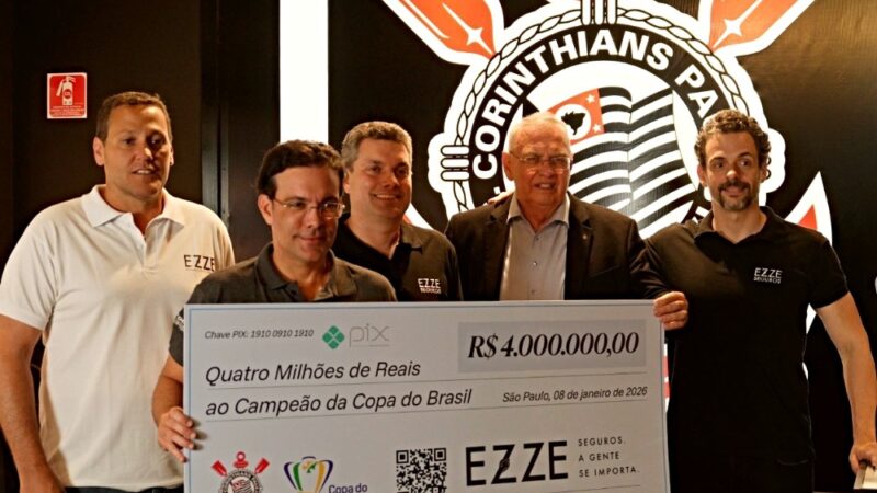 Patrocinadora paga R$ 4 milhões ao Corinthians como prêmio pelo título da Copa do Brasil