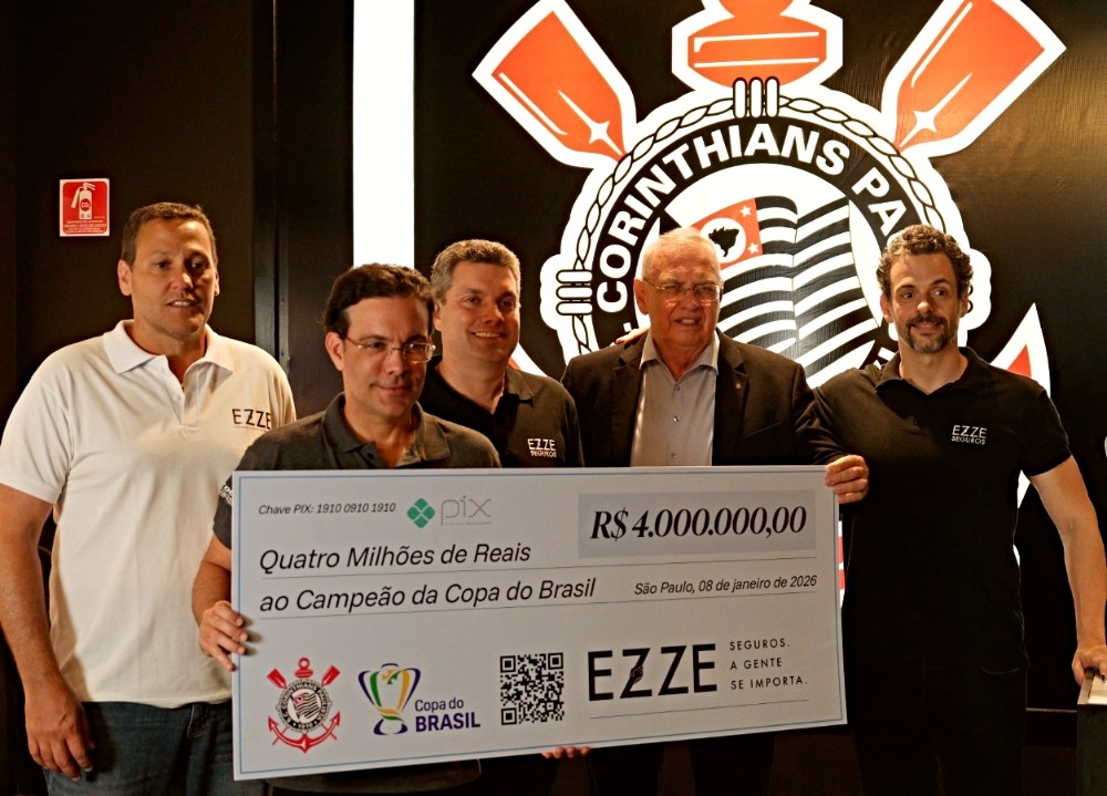 Patrocinadora paga R$ 4 milhões ao Corinthians como prêmio pelo título da Copa do Brasil