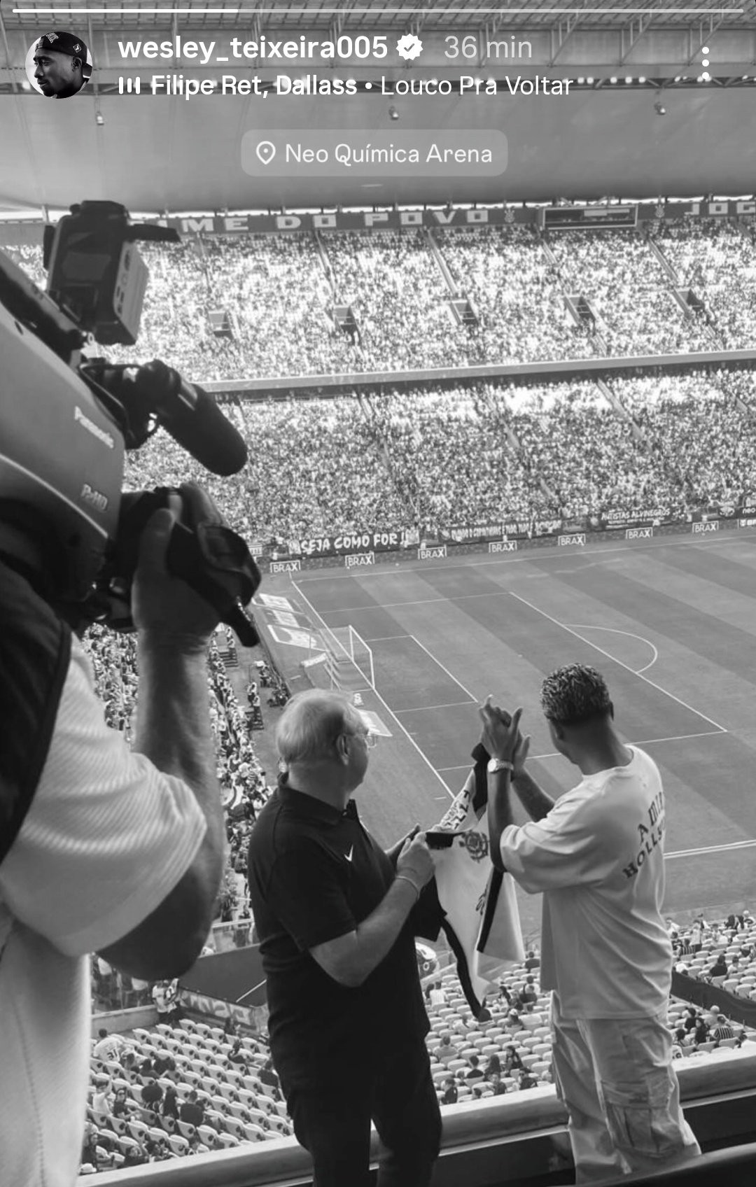 “Louco para voltar”: Wesley agita torcida do Corinthians com posts em redes sociais