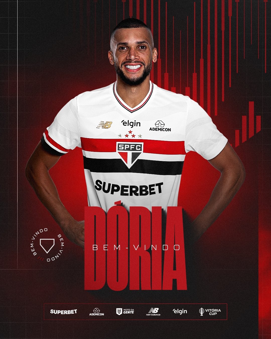 São Paulo anuncia contratação do zagueiro Matheus Dória