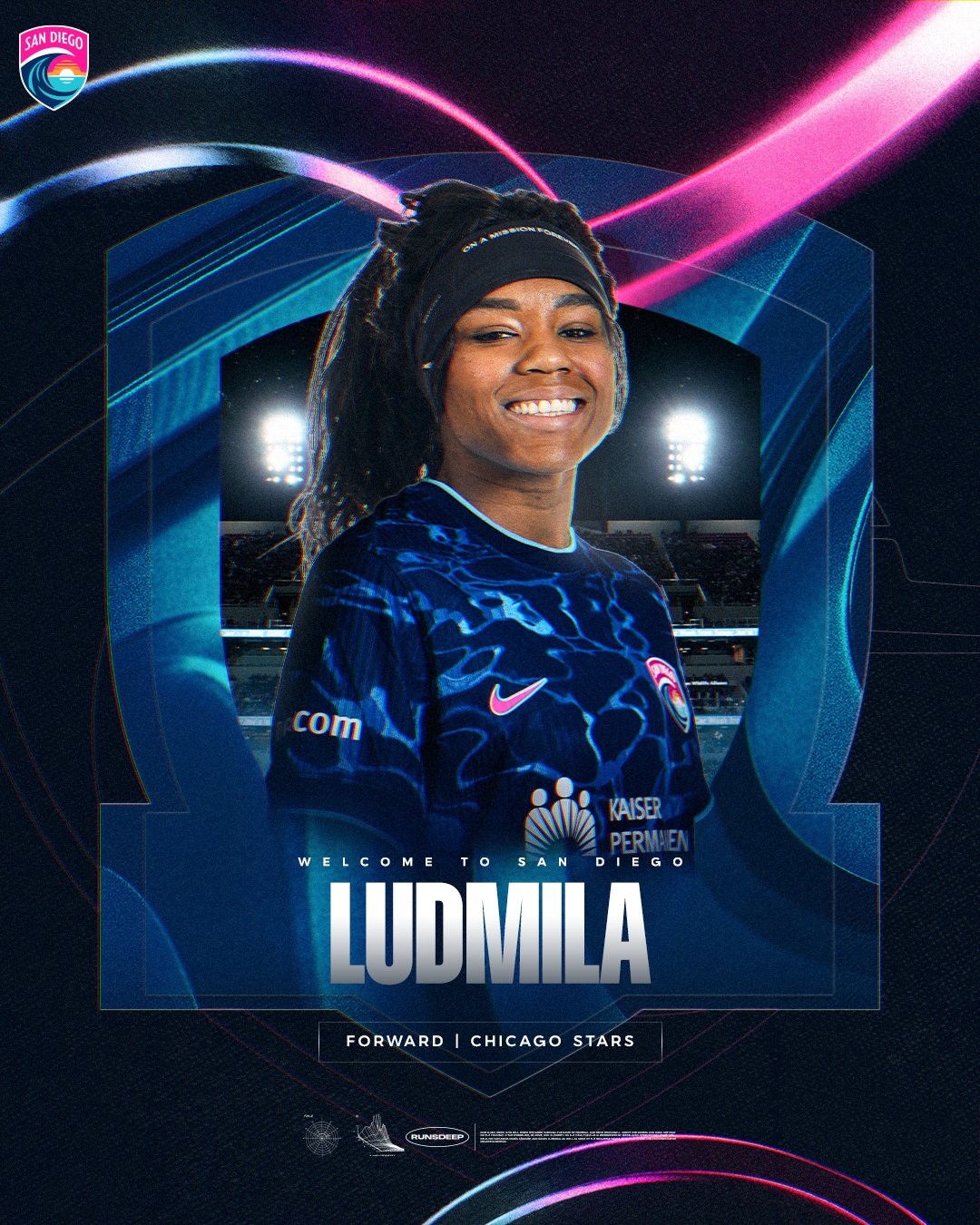 Ludmilla troca o Chicago Stars pelo San Diego Wave em transferência recordista na NWSL