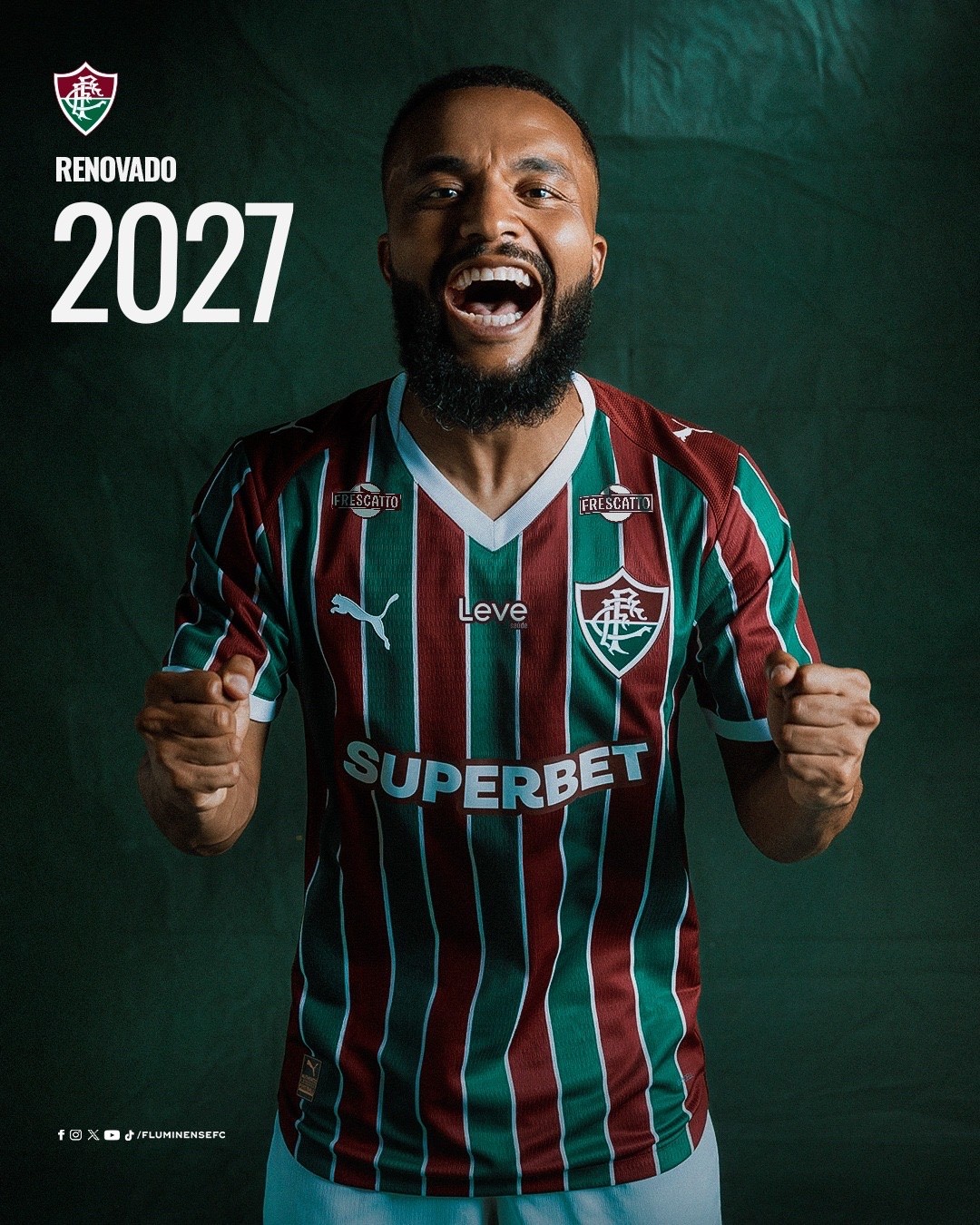 Fluminense renova contrato de Samuel Xavier até o final de 2027