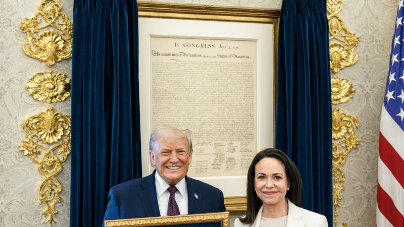 Após encontro com Trump, María Corina Machado diz que será presidente da Venezuela ‘quando o momento chegar’