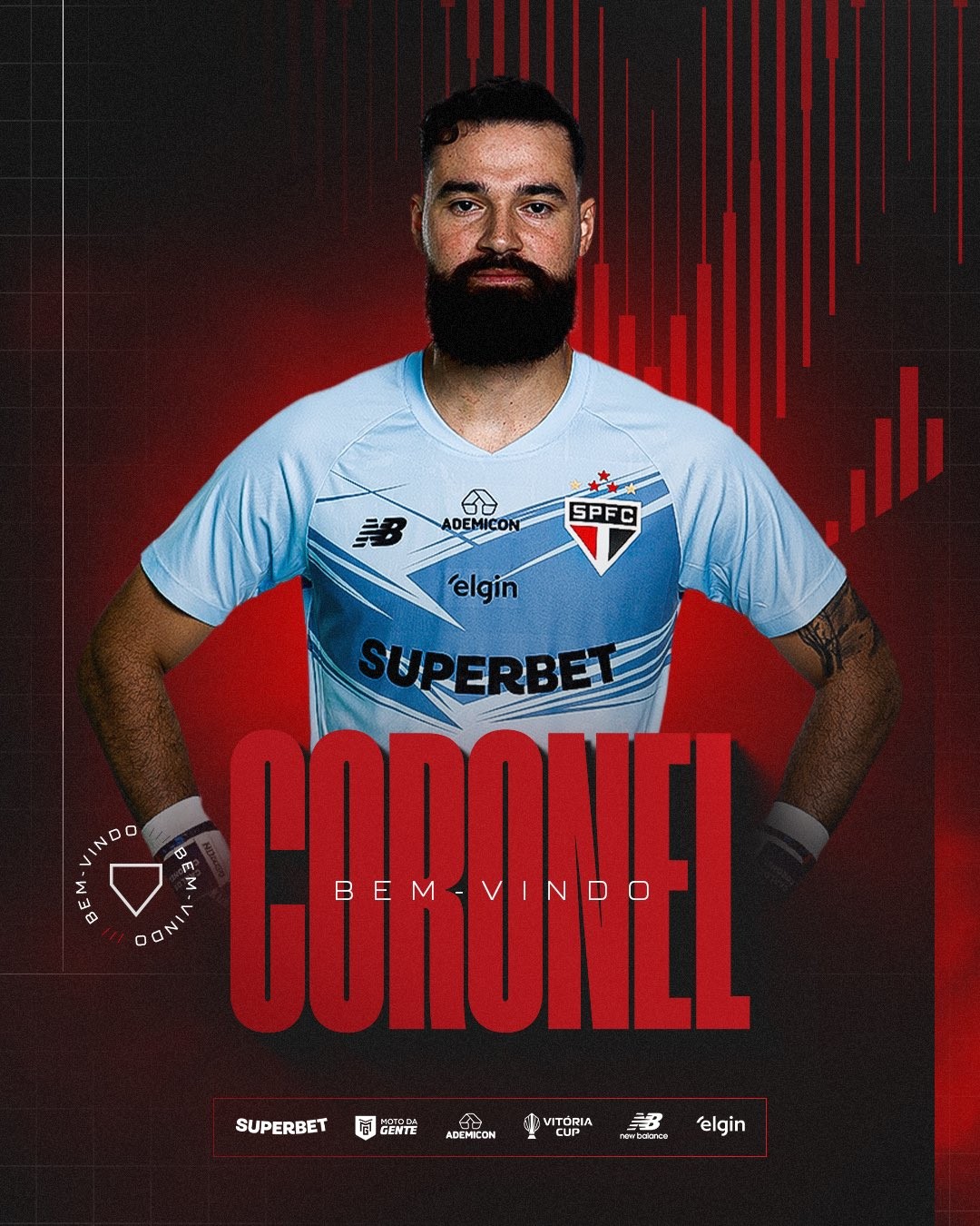 São Paulo anuncia a contratação do goleiro Carlos Coronel, da seleção do Paraguai