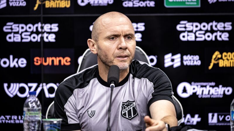 Mozart explica mudanças no Ceará e tranquiliza sobre equipe titular: “Já tenho um esboço”
