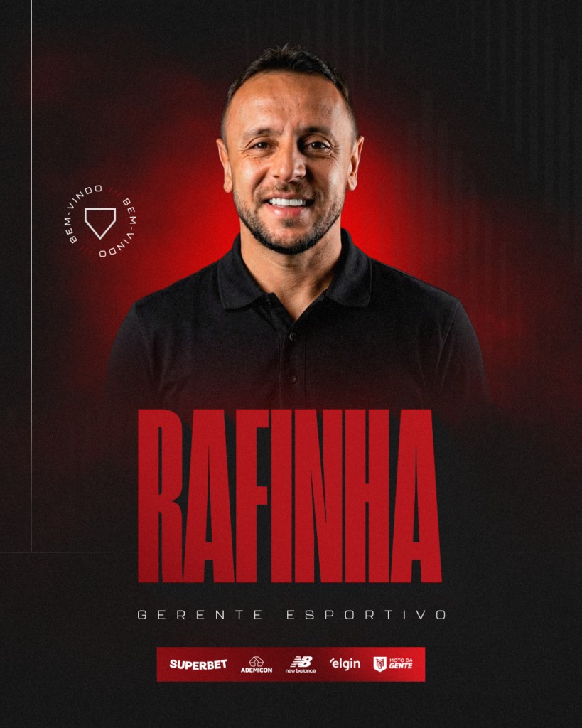 São Paulo anuncia Rafinha como novo gerente esportivo
