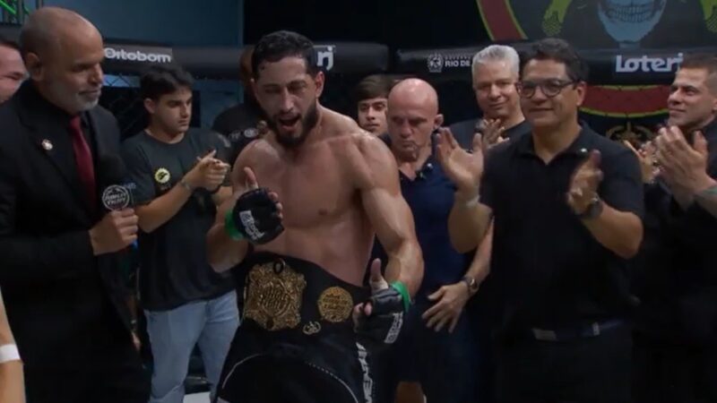 Jungle 144: João Dantas mantém título dos médios ao finalizar rival em evento no Bope