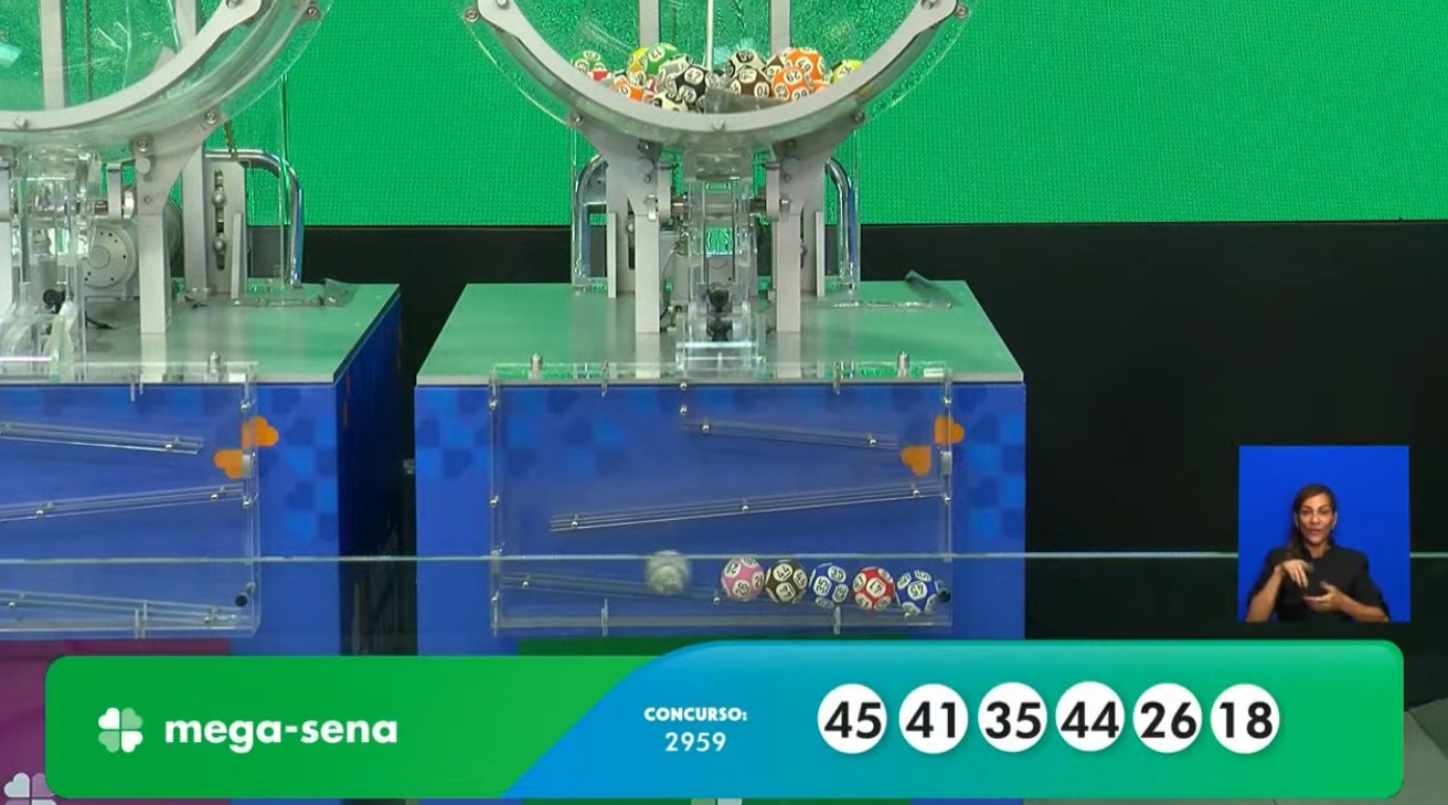 Mega-Sena, concurso 2.959: prêmio acumula e vai a R$ 35 milhões