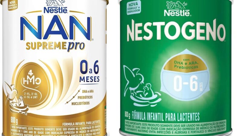 Anvisa proíbe venda de fórmulas infantis da Nestlé por risco de contaminação por bactéria