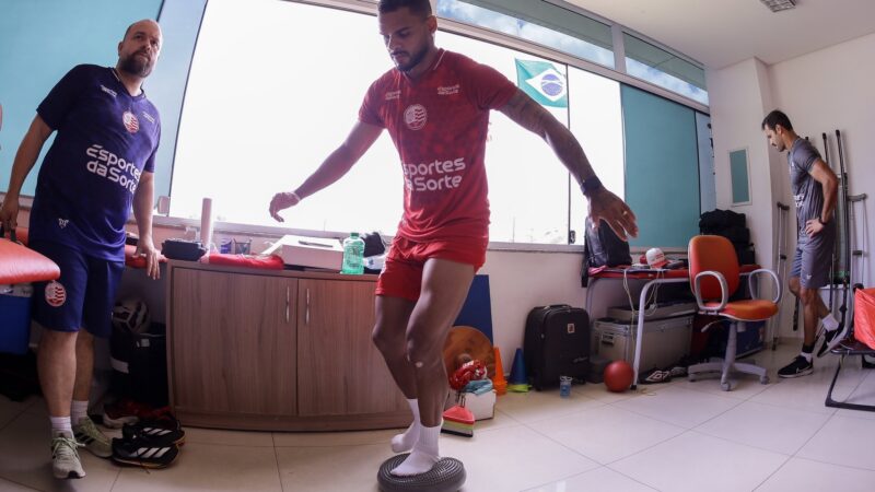 Juninho evolui na recuperação e inicia trabalhos físicos no Náutico