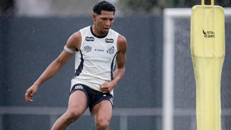 Escalação do Santos: Rony fica à disposição para clássico; Neymar faz treino com time