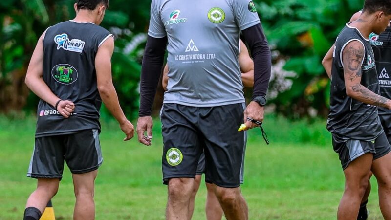 “Temos que reagir e começar a buscar vitórias”, diz treinador após 1ª derrota da Adesg no Acreano