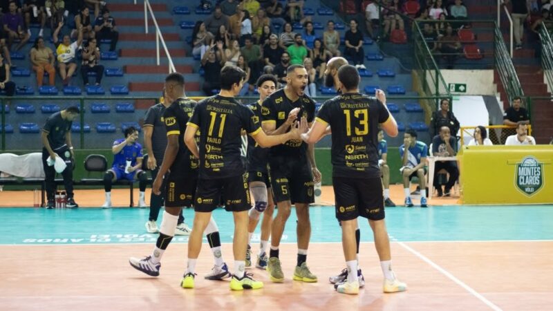 Montes Claros vence o Mogi Vôlei e mantém a invencibilidade na Superliga B
