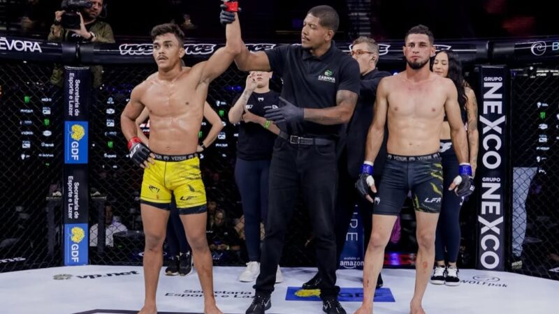 Acreano Breno Yuri finaliza rival no LFA 225 e alcança 4ª vitória seguida no MMA profissional