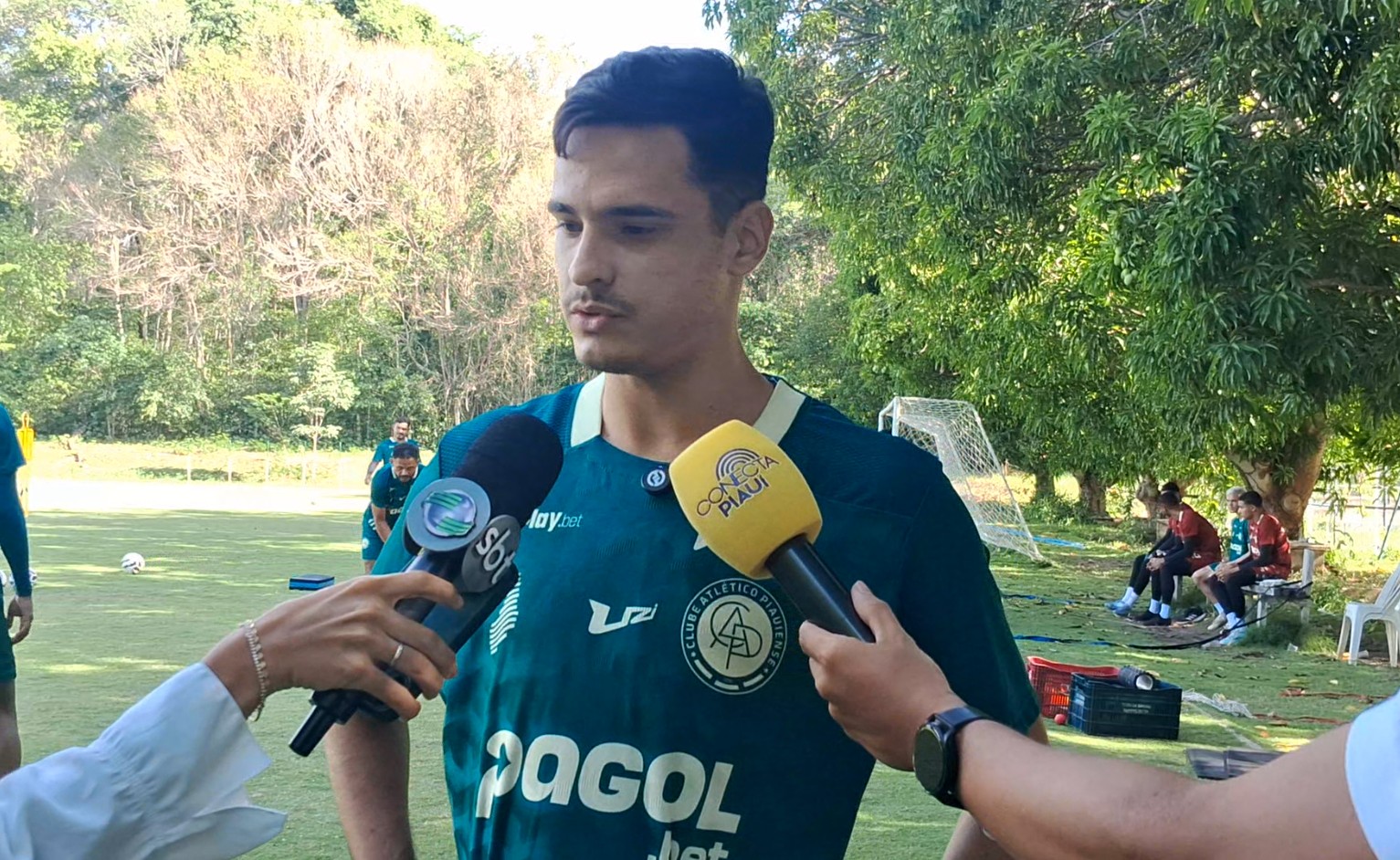 Meia Gabriel Vieira avalia dificuldades do Atlético-PI e admite falhas no ataque