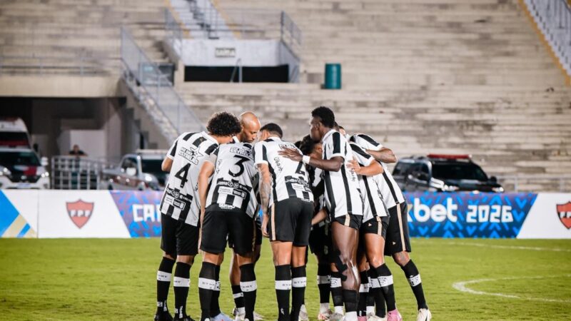 Estatísticas do Treze 2026: jogos, gols, assistências e cartões