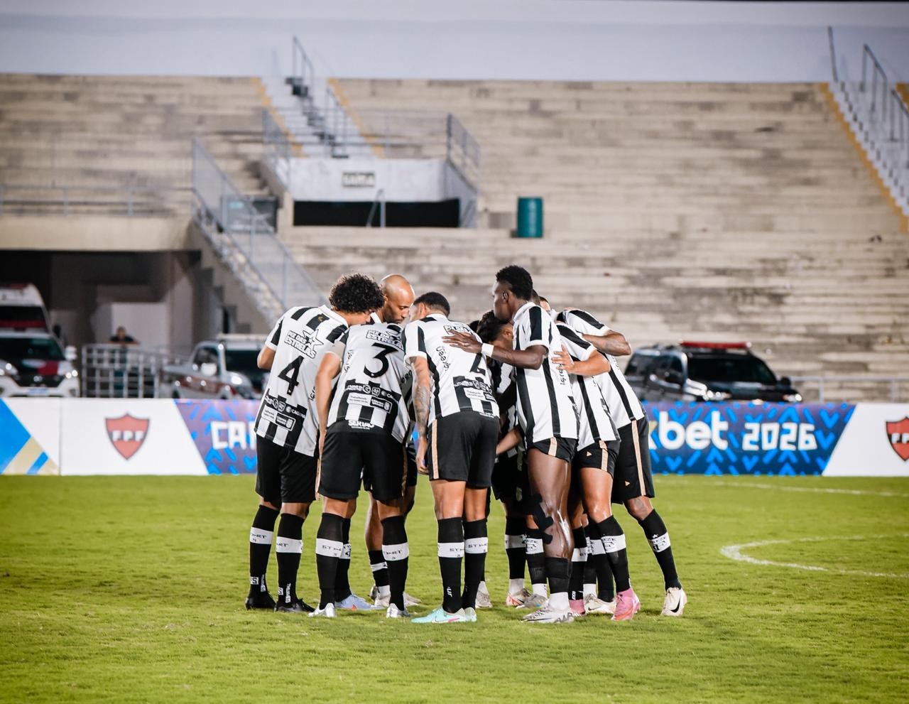 Estatísticas do Treze 2026: jogos, gols, assistências e cartões