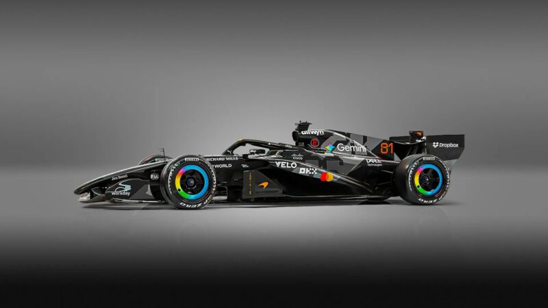 McLaren revela pintura especial para testes secretos da F1 2026