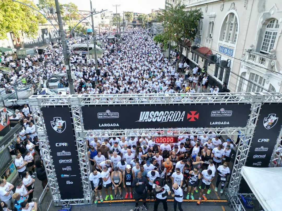 Corrida de rua promovida pelo Vasco chega a Vitória em 2026
