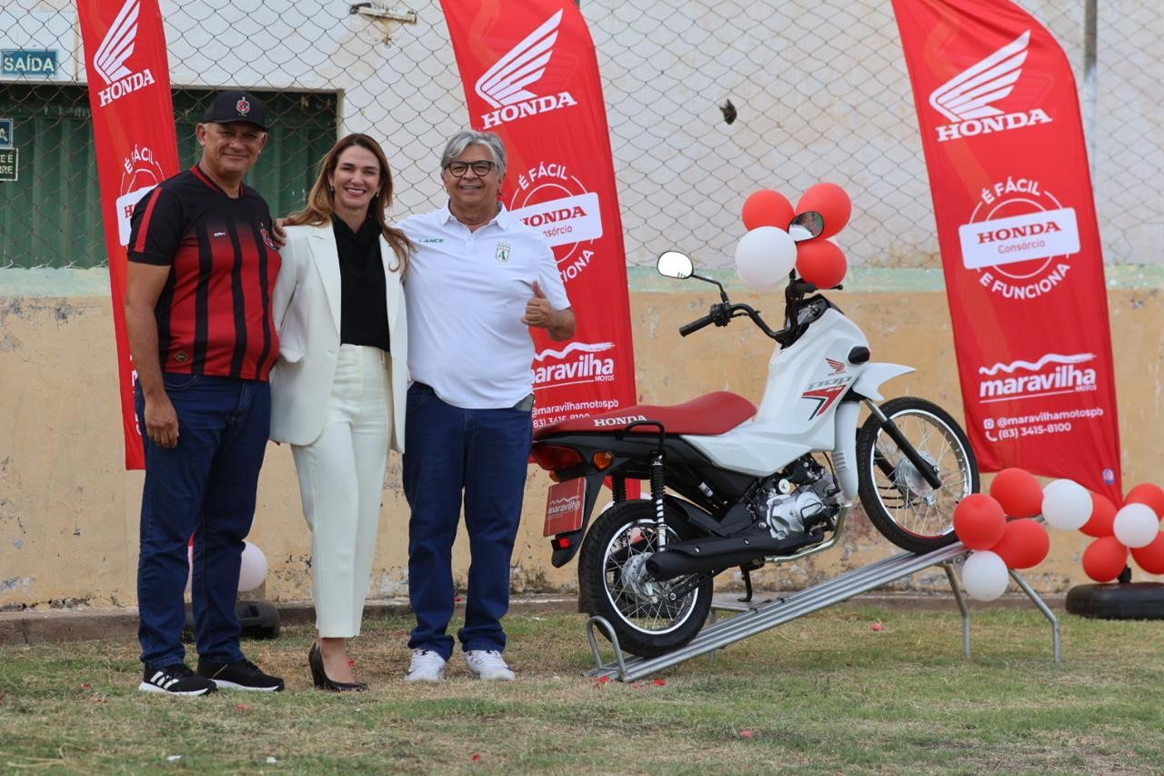 Campeão em campo e reforço fora dele: Sousa leva moto como prêmio ao conquistar a Recopa Paraibana