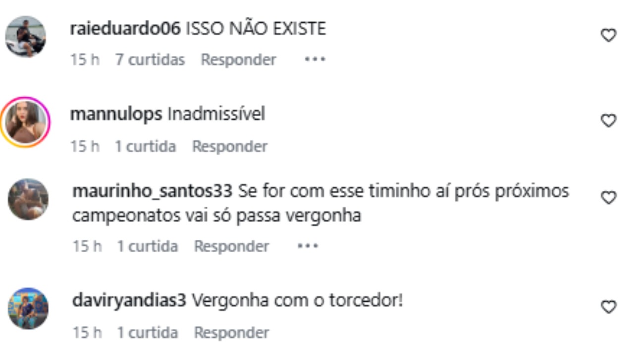 Torcedores se revoltam após time do interior abrir 3 a 0 e tomar a virada: “Isso não existe”