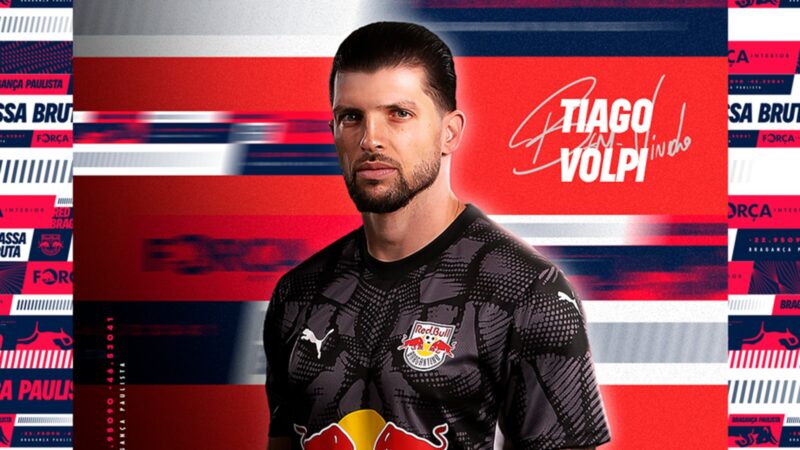 Bragantino oficializa contratação do goleiro Tiago Volpi, ex-Grêmio e São Paulo