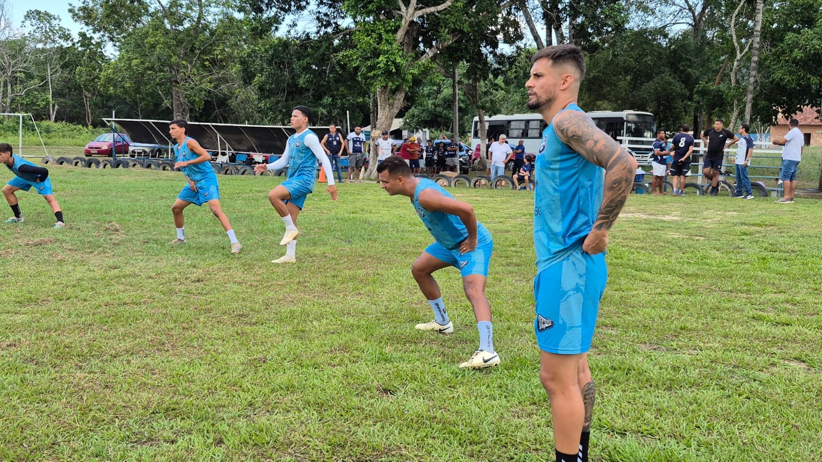 “Camisa do São Francisco é pesada”, meia Diego Borges fala sobre objetivos da temporada no Leão Azul do Tapajós