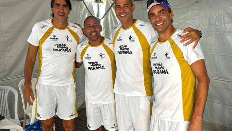 Jogo das Estrelas reúne campeões olímpicos de vôlei em Praia Grande