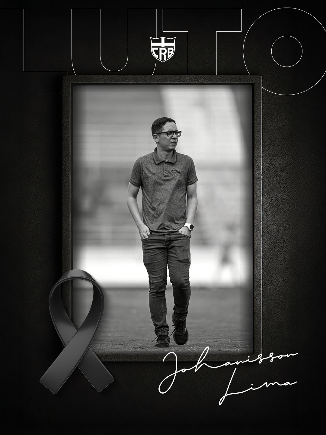 CRB decreta luto pela morte de Joba e diz que acompanha investigações da polícia