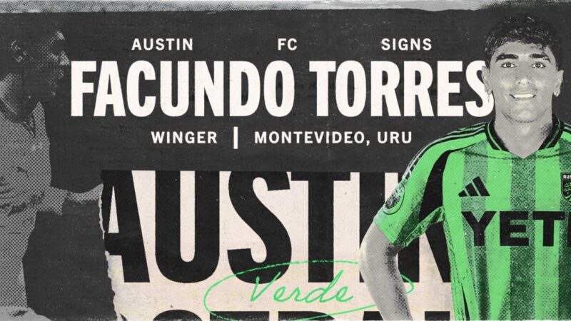 Palmeiras finaliza venda de Facundo Torres para Austin FC, dos Estados Unidos