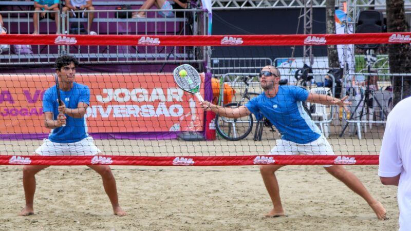 Torneio de Verão de Beach Tennis é destaque na Arena Tribuna Verão