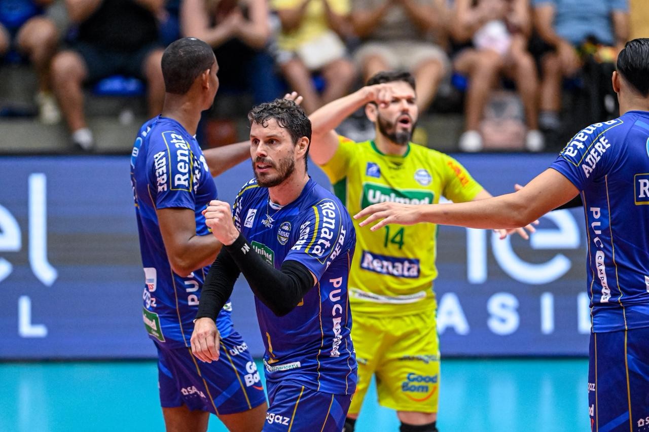 Bruninho dá show nos aces, e Campinas vai à semi da Copa Brasil com virada sobre o Sesi