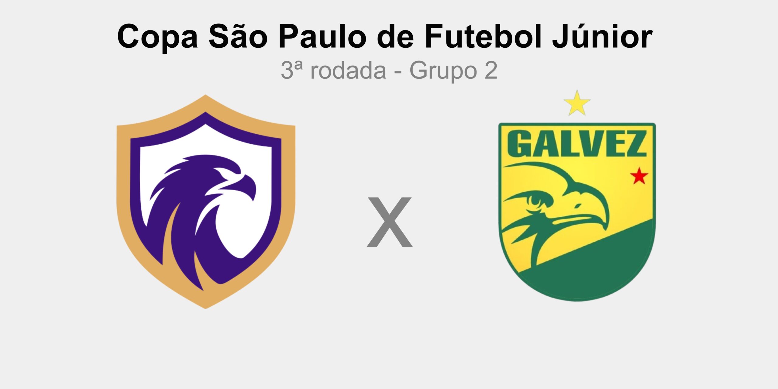 Galvez enfrenta Falcon-SE na despedida de ambos na Copa São Paulo, nesta quinta-feira