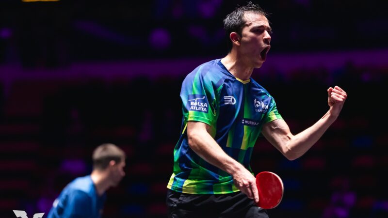 Hugo Calderano vira 2º do mundo e celebra melhor ranking da carreira: “Mais um ‘check’ da lista”