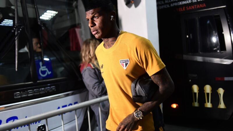 São Paulo perde Alan Franco para semi do Paulistão, e Crespo mantém dúvida sobre Arboleda