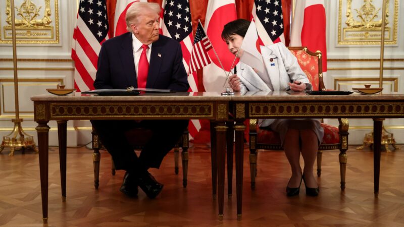 Trump parabeniza Sanae Takaichi após eleições parlamentares: ‘Honra apoiar você e sua Coalizão’