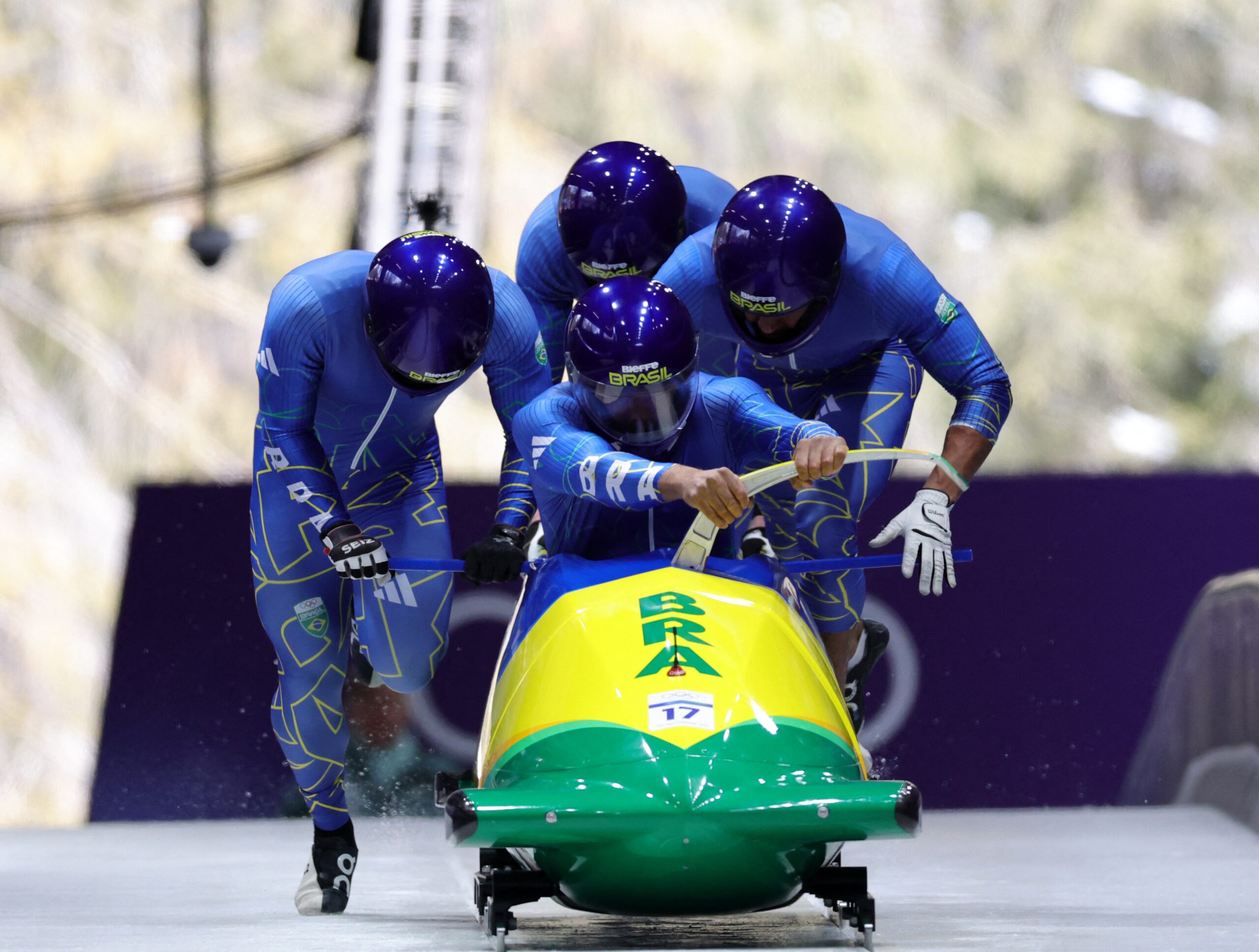 Brasil fecha primeiro dia do bobsled 4-men na 20ª posição e mira ir à descida final
