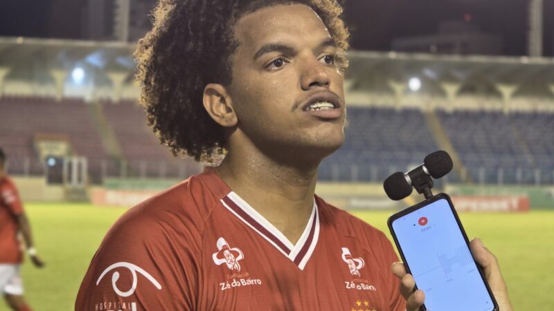 Thierry comemora primeiro gol pelo Sergipe em vitória sobre Atlético Gloriense