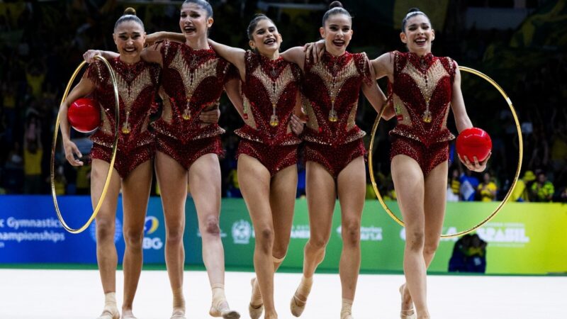 É #FAKE que ginastas brasileiras foram expulsas da Dinamarca por ‘atacar sociedade hétero’ em apresentação com ‘música woke’