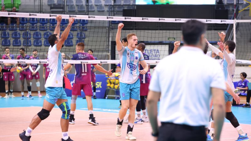 São José vence Juiz de Fora e deixa zona de rebaixamento da Superliga Masculina de Vôlei