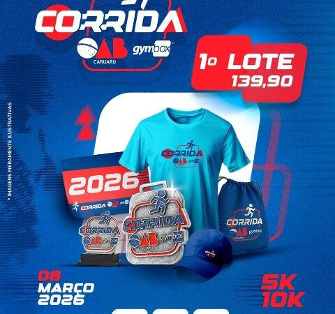 Corrida OAB/Gymbox está com inscrições abertas em Caruaru