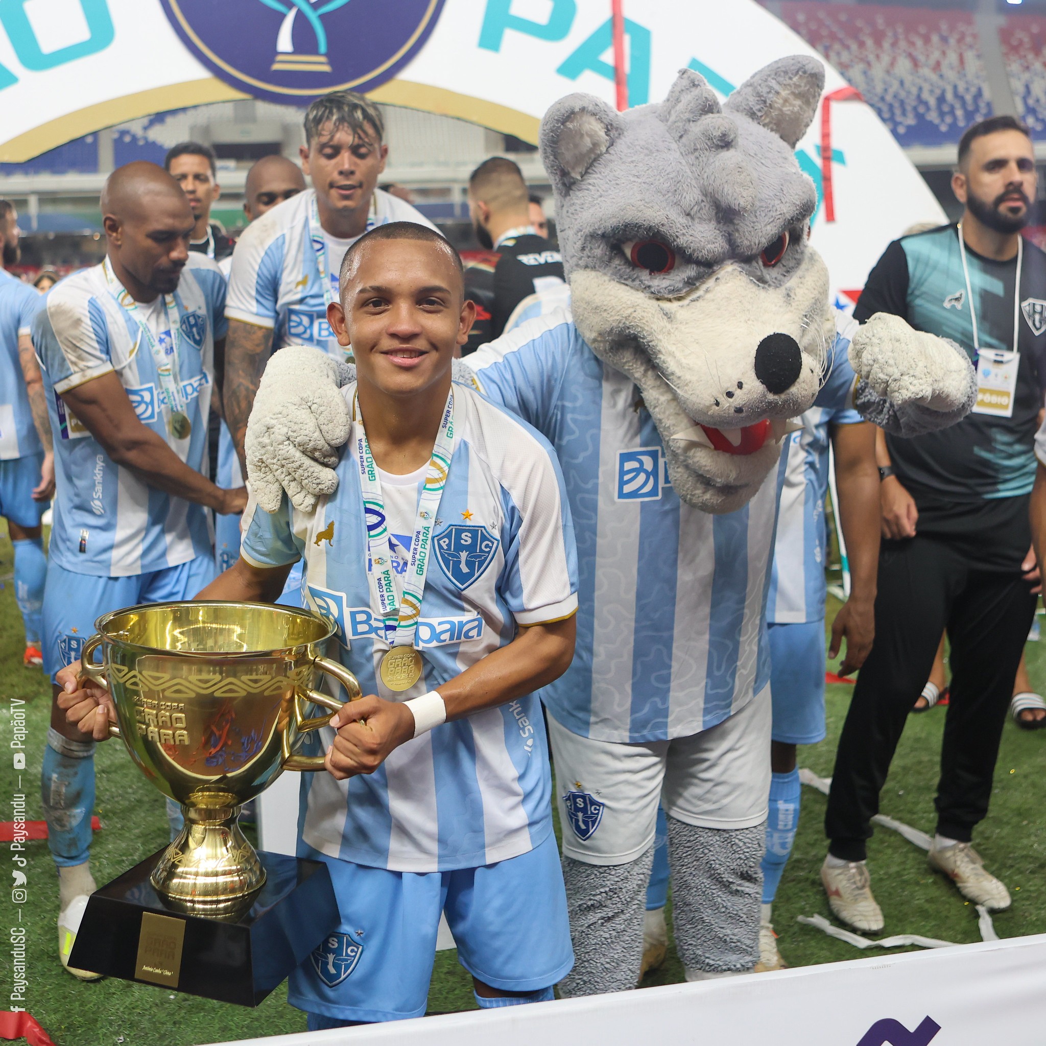 Atacante da base do Paysandu passa por período de testes no Palmeiras