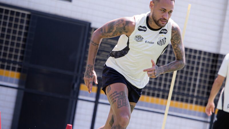 De olho na Copa, Neymar tenta jogar primeiro mata-mata completo desde retorno ao Santos