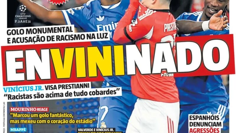 Imprensa internacional destaca golaço de Vini Jr. e denúncia de racismo em vitória do Real